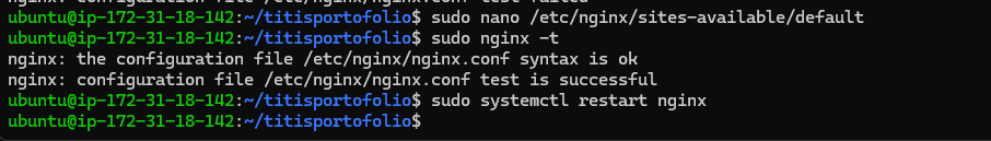 Nginx Config Test
